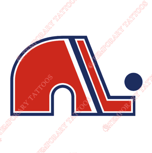 Quebec Nordiques Customize Temporary Tattoos Stickers NO.7150